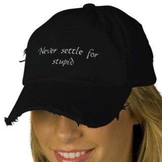 The Former Wife Collection Hat Embroidered Hat