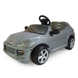 Toys Toys 6 volt Porsche Cayenne Ride On, Silver Toys & Games