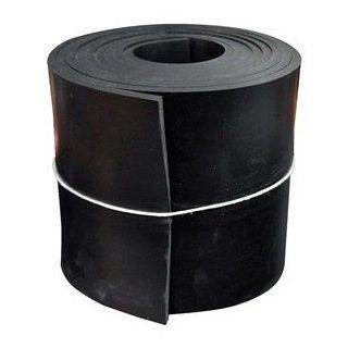 Rubber, SBR, 1/4 Th x 12 In W, 25 Ft, Black   Rubber Floor Coverings  