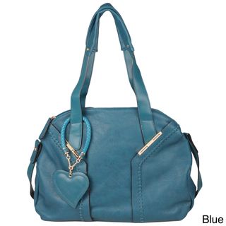 Journee Collection Women's Topstiched Double Handle Satchel Journee Collection Satchels