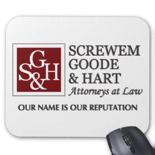 Screwem Goode & Hart Mouse Pad