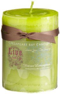 Chesapeake Bay 3 Inch by 4 Inch Inch Candle Pillar, Live  