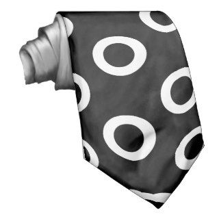 black and white polka dot tie