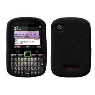 Soft Skin Case Fits Motorola WX404 Grasp Solid Black (Rubberized) Skin US Cellular Cell Phones & Accessories