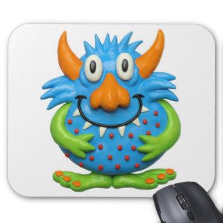 Spotted Yellow Monster Mousepads