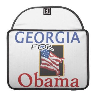 Election Georgia for Obama Sleeves For MacBook Pro