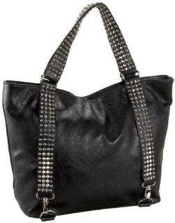 Steve Madden BRyder Tote, Black, one size Tote Handbags Shoes