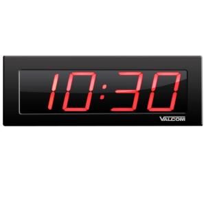 Valcom IP PoE 4 in. 4 Digit Digital Wall Clocks VC VIP D440