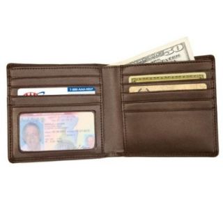 Royce Leather Double ID Hipster Wallet (Coco) at  Mens Clothing store