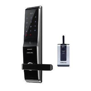 New Samsung Ezon Fingerprint Digital Door Lock Shs 5230 + Remote Good Quality Original From Korea Fast Shipping Ship Worldwide  Office Furniture  Camera & Photo