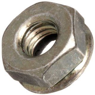 Carbon Steel 1050 Bartite Sealing Nut with 0.406" OD Conical Washer, #10 32 (Pack of 100) Hex Nuts