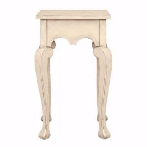 Home Decorators Collection 27 in. H Keys Antique Cream Table 0140400460