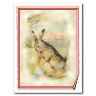 Victorian Easter Bunny Postcards