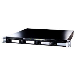 Synology Rack Station 4 Bay (Diskless) 1U NAS Rackmount Network Attached Storage RS409+ (Black) Electronics