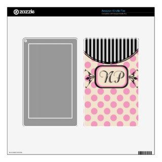 Nurse Practitioner Pink Stripes Electronics Cases Decals For Kindle Fire