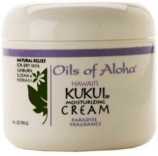 Hawaiian Kukui Nut Oil Of Aloha Cream Paradise Fragrance 3 Jars 4 oz. each  Facial Moisturizers  Beauty