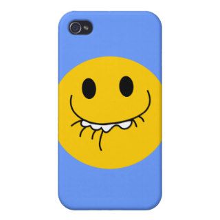 Toothy smile smiley face iPhone 4/4S covers