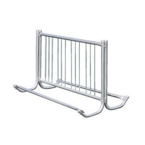 Ultra Play 5 ft. Galvanized Commercial Park Double Sided Bike Rack Portable 5503 5