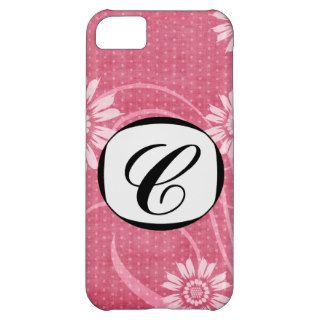 311 Floral Swirls Dots Initial iPhone Cover iPhone 5C Cover