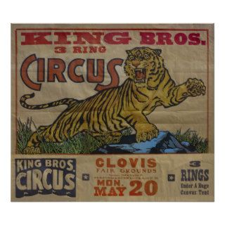 King Bros. Circus Posters