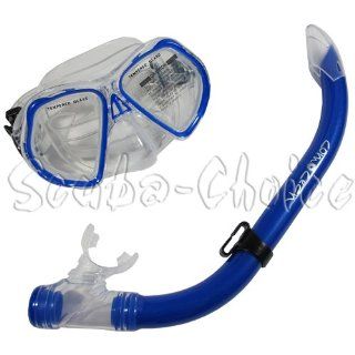 Comocean Youth Kids Blue Silicone Snorkeling Mask & Snorkel Set  Snorkeling Diving Packages  Sports & Outdoors