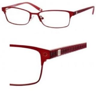 Liz Claiborne 367 Eyeglasses (0FC9) Red Rose, 53 mm Clothing