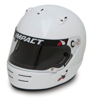 Impact 17199409 White Medium Supersport Helmet Automotive