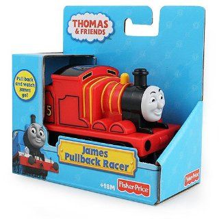 Fisher Price Thomas and Friends Pullback Racer [James]   Toy Figures