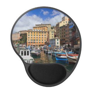 small harbor in Camogli, Italy Gel Mouse Pad