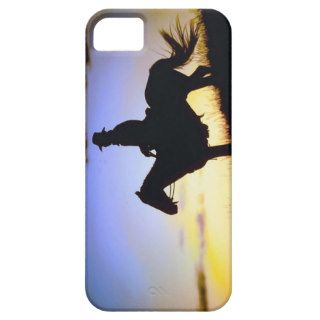 Horse Photo Western Cowboy Sunset Silhouette iPhone 5 Covers
