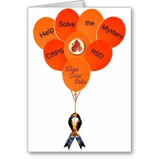 Help Solve the Mystery CRPS RSD Balloons  HOP Blaz Cards