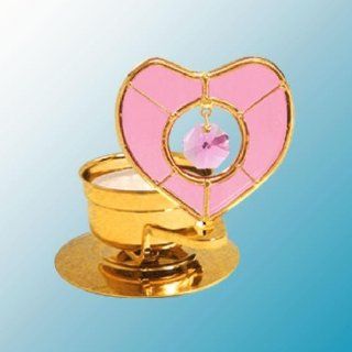 Pink Heart Tea Light   Decorative Music Boxes