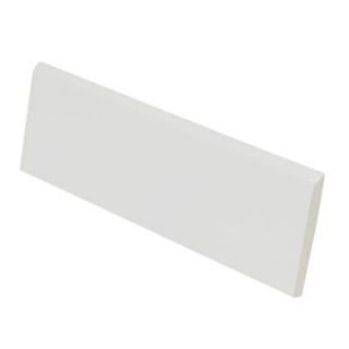 U.S. Ceramic Tile Color Collection Matt Tender Gray 2 in. x 6 in. Ceramic Surface Bullnose Wall Tile DISCONTINUED U261 S4269