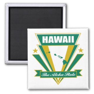 Hawaii State/Nickname Refrigerator Magnets