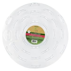 Plastec 12 in. Deck Saver Recycled Plastic Saucer PPR12
