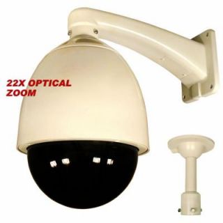 Security Labs 600 TVL CCD 22X Pan Tilt Zoom Weatherproof Dome Surveillance Camera with Heater and Blower SLC 177