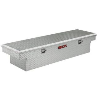 71.125 in. Aluminum Single Lid Full Size Crossover Tool Box in Bright DAC1300000