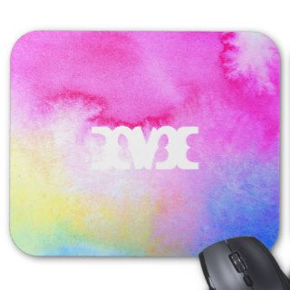Dreamy Watercolor Mouse Pad