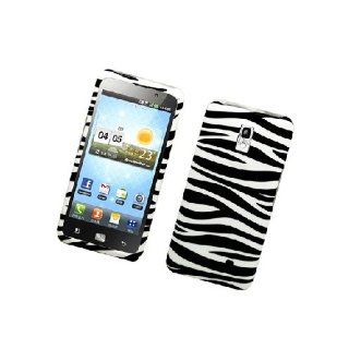 LG Spectrum VS920 Black White Zebra Stripe Glossy Cover Case Cell Phones & Accessories