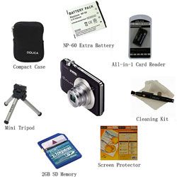 Casio Exilim 10.1MP 8 in 1 Digital Camera Kit Casio Point & Shoot Cameras