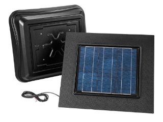 Broan 345RSOBK Remote Mount 28 watt Solar Powered Attic Ventilator, Black   Built In Household Ventilation Fans  