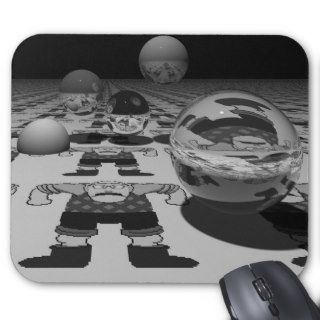 Ray traced Monty Python D.P.Gumby world Mouse Mat