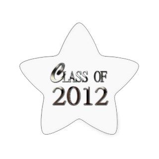 Pick Your Color Class Of 2012 Graduation Stickers