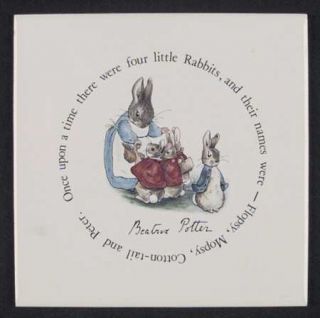 Wedgwood Peter Rabbit Trivet, Fine China Dinnerware   Beatrix Potter, Animals,Ra
