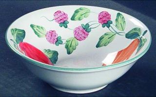 Herend Village Della Robbia Coupe Cereal Bowl, Fine China Dinnerware   Fruit & B