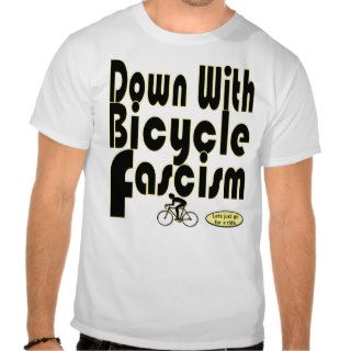 bicycle fascists t shirts