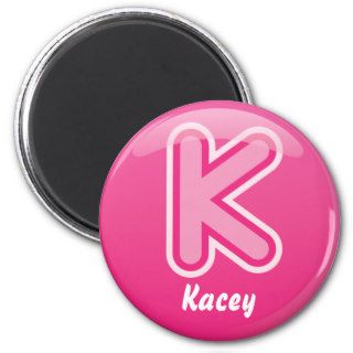 Magnet Letter K Pink