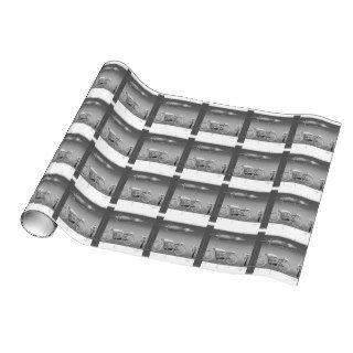 MOTORCYCLE DESIGN ART WRAPPING PAPER