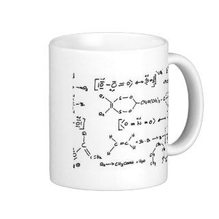 Chemical formula coffee mug