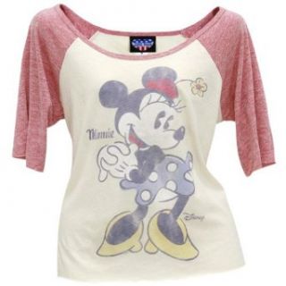 Minnie Mouse   Pose Juniors Raglan Clothing